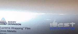 Avery dennison supreme wrapping film gloss metallic silver cb1570001